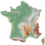 Parc National Cvennes France, Maps roads, communes